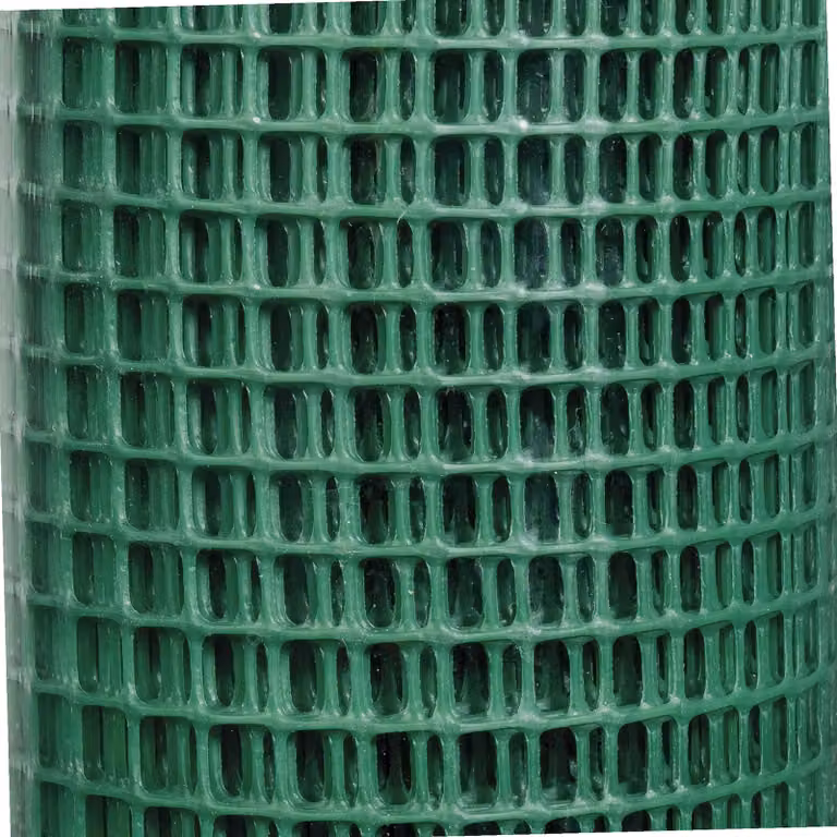 Rete in plastica verde, 9x9 mm