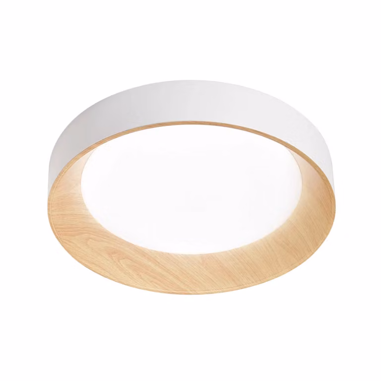 Luce Ambiente Design Plafoniera a LED Arka, Bianco / Opale, Soggiorno / Sala da pranzo, Metallo, Moderno, Plafoniera LED