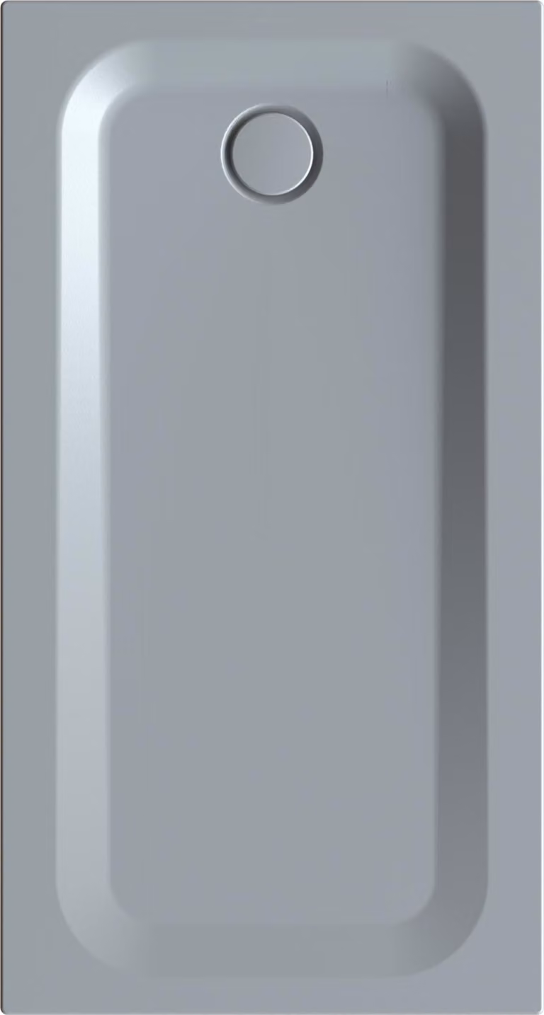 Receveur de douche rectangulaire BetteUltra avec support de baignoire minimum, 1400x750x35mm, 5814-412T1, 5814-412T1