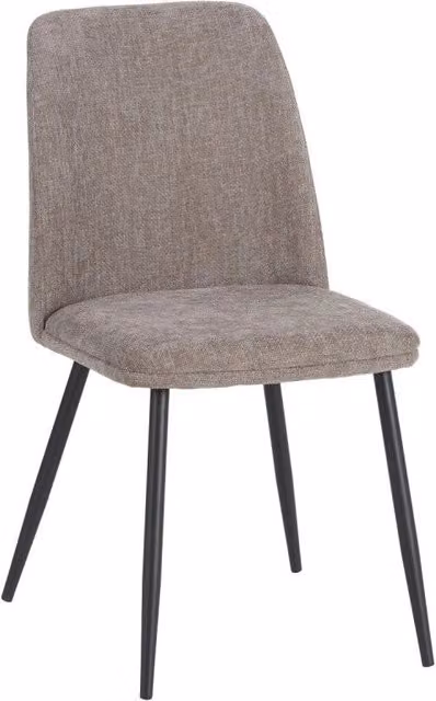 Set di 4 Sedie Tracy In Tessuto Color Tortora Dimensione 57x45x84cm