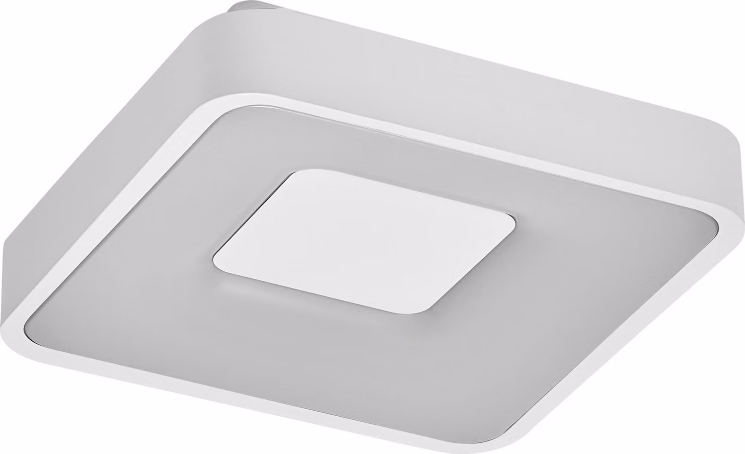 OSRAM Orbis Piana Lampada da soffitto a LED 290 mm, 16 W, 3000 K bianco caldo, Click-DIM, bianco, metallo, IP20