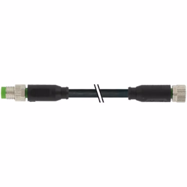 MURR electronics M8 St. 7000-88011-6110500 0° M8 Bu 0° PVC sw UL/CSA 5m
