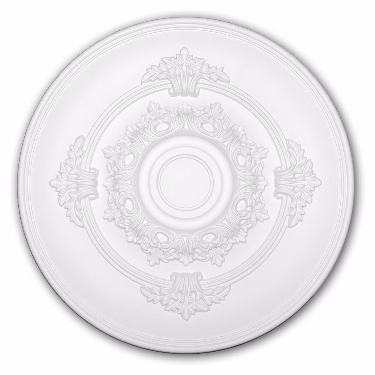 Rosone da soffitto Profhome 156049 stile neo impero Ø 34,6 cm