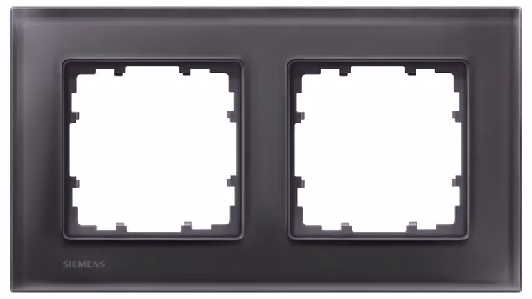 Telaio a doppio vetro Delta Miro nero - Telaio a 2 ante nero 5TG1202-2