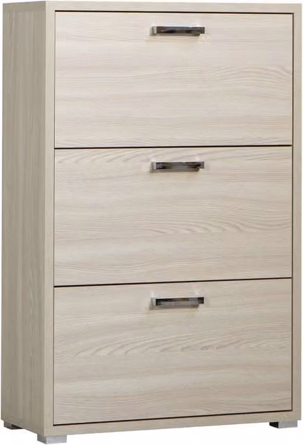 SCARPIERA 3 ANTE A RIBALTA IN COLORE LEGNO DI OLMO 75,3 X 33 X H115,7CM