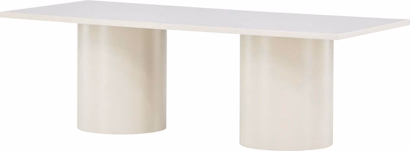 FURNLUX Tavolino Sandvika Beige 50cm / Hauptfarbe: Beige / Dimensioni: 50 x 120 x 38 cm