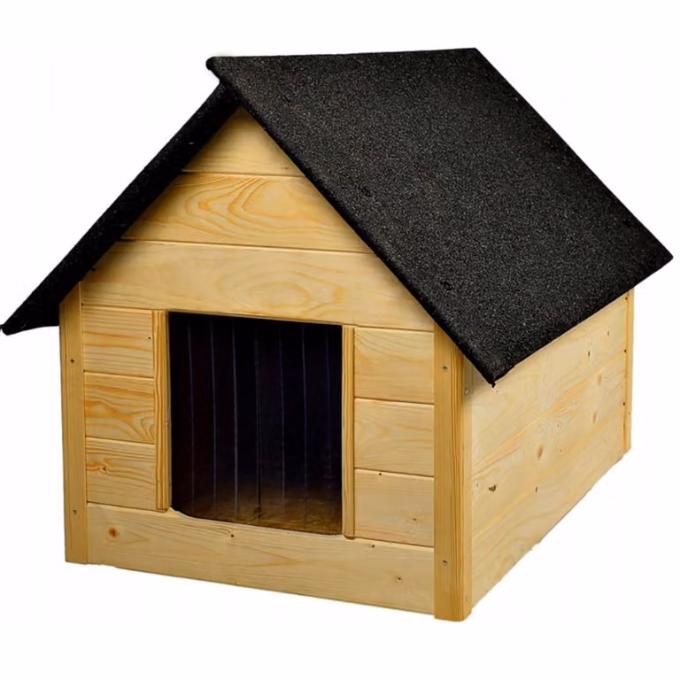 Cuccia isolata per cani con cuscino lettino | Colore trasparente | Ideale per giardino e patio | Comfort in estate e in inverno | Robusta e resistente alle intemperie