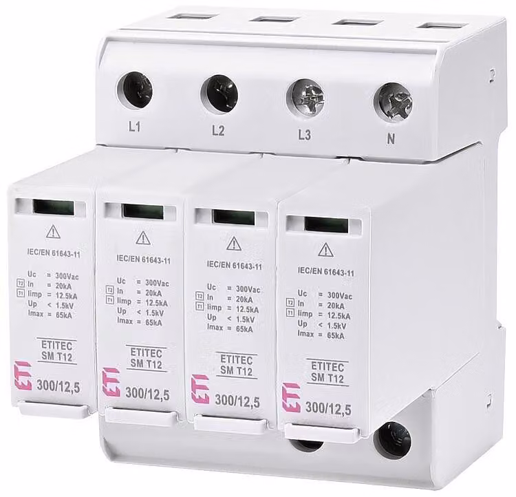 ETI Kombiableiter ETITEC SM T12 300/12,5 4+0