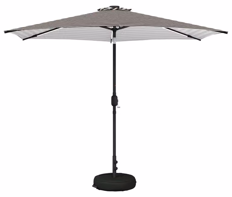 Parasol da Giardino con Luci LED 300 x 300 cm Poliestere