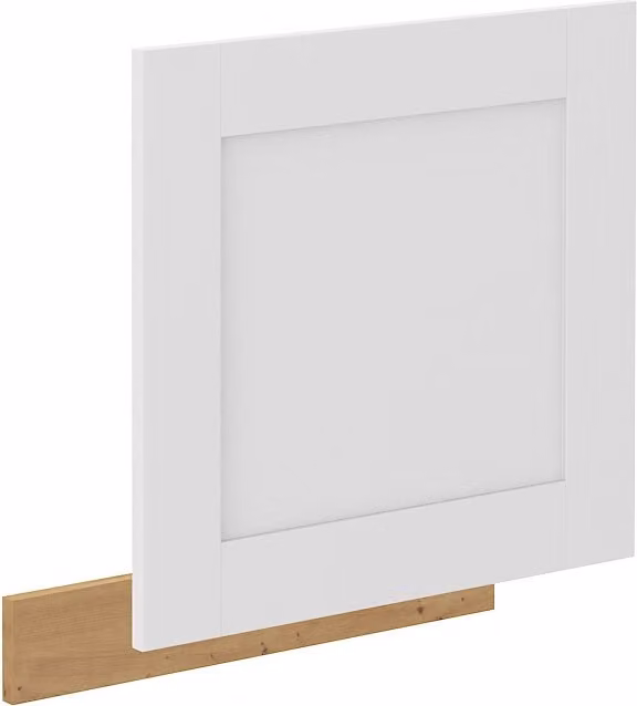 Anta per lavastoviglie da incasso LAILI - 60x57 cm, bianco / rovere artisan