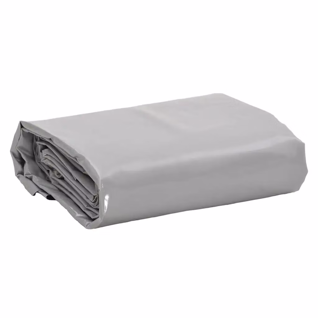 Telone in PVC grigio vidaXL 4x6 m