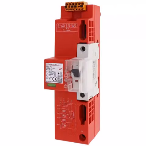 DEHN DSH ZP 2 LSG A TT 25 DSH ZP 2 LSG A TT 255 ÜSS scaricatore combinato (909231)