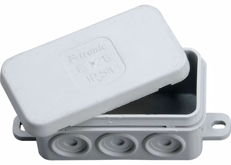 Scatola di derivazione proiettante - IP54 - 86 x 44 x 40 mm - 6 morsetti
