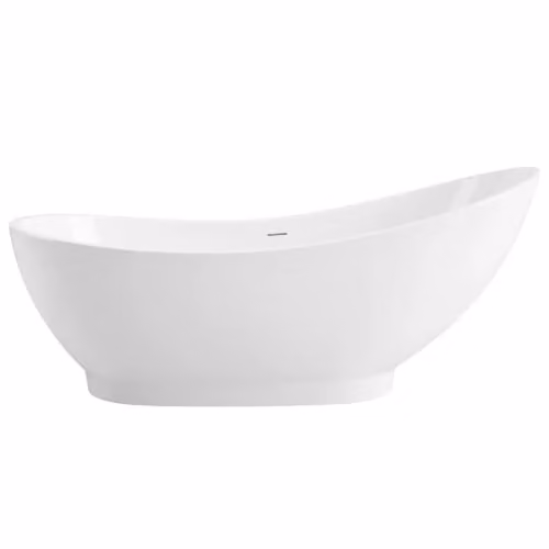 Rea - Vasca da bagno Sorento - Bianco 180 con piletta - 192 x 78,5 x 76,5 cm