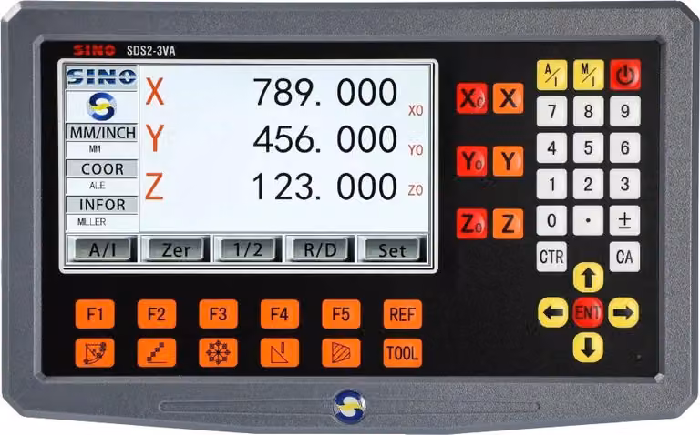 Display digitale, misura di precisione, compatibilità versatile, DRO SDS2-3VA