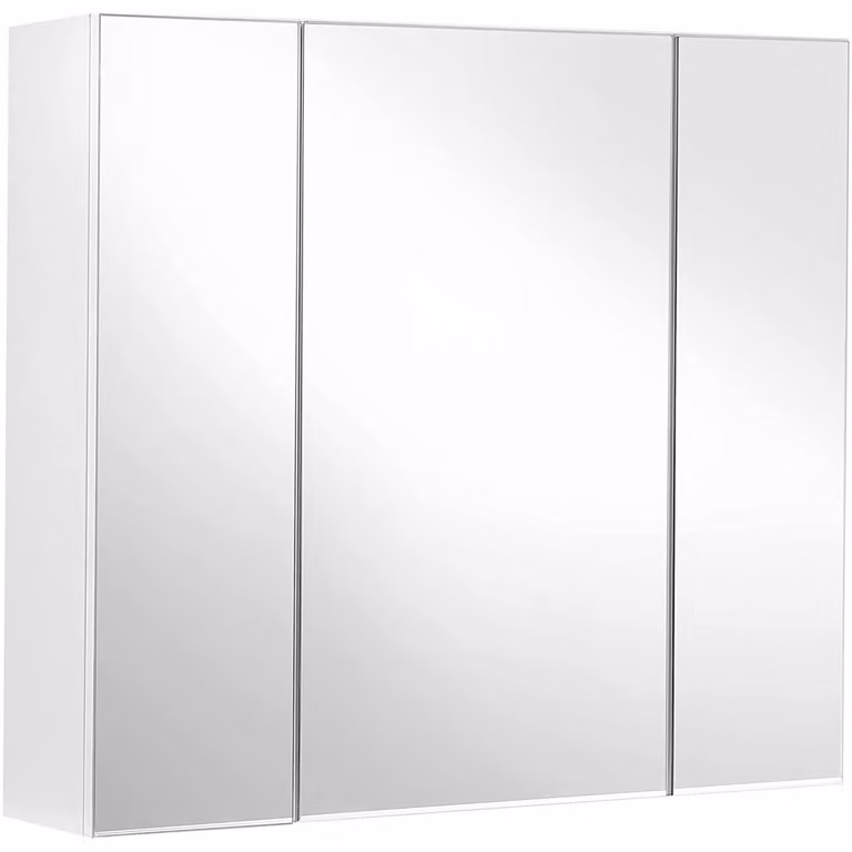 Mobiletti specchio per bagno – 3 ante – Montaggio a parete – 60 x 15 x 55 cm