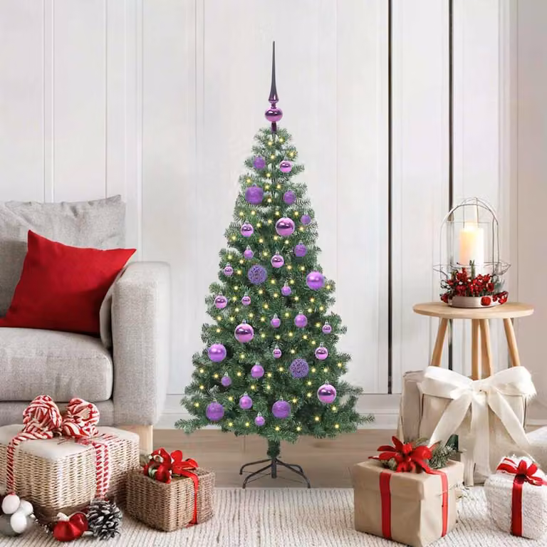 Maison Exclusive - Albero di Natale verde, 120 cm, in PVC