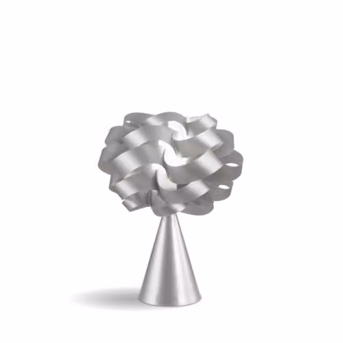 Lampada Ricaricabile Da Tavolo Polilux ® Argento 1 Luce Led
