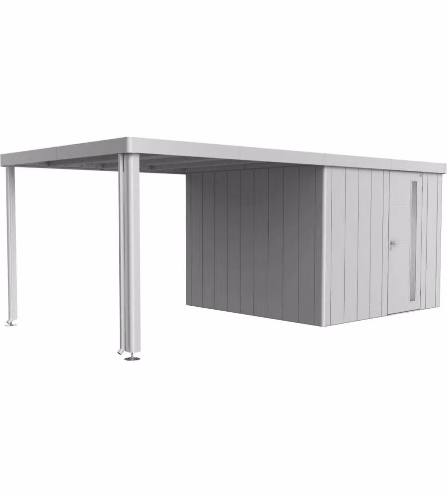 Biohort Tetto Laterale Argento Metallo per Casetta Neo 3A/3B/3C/3D