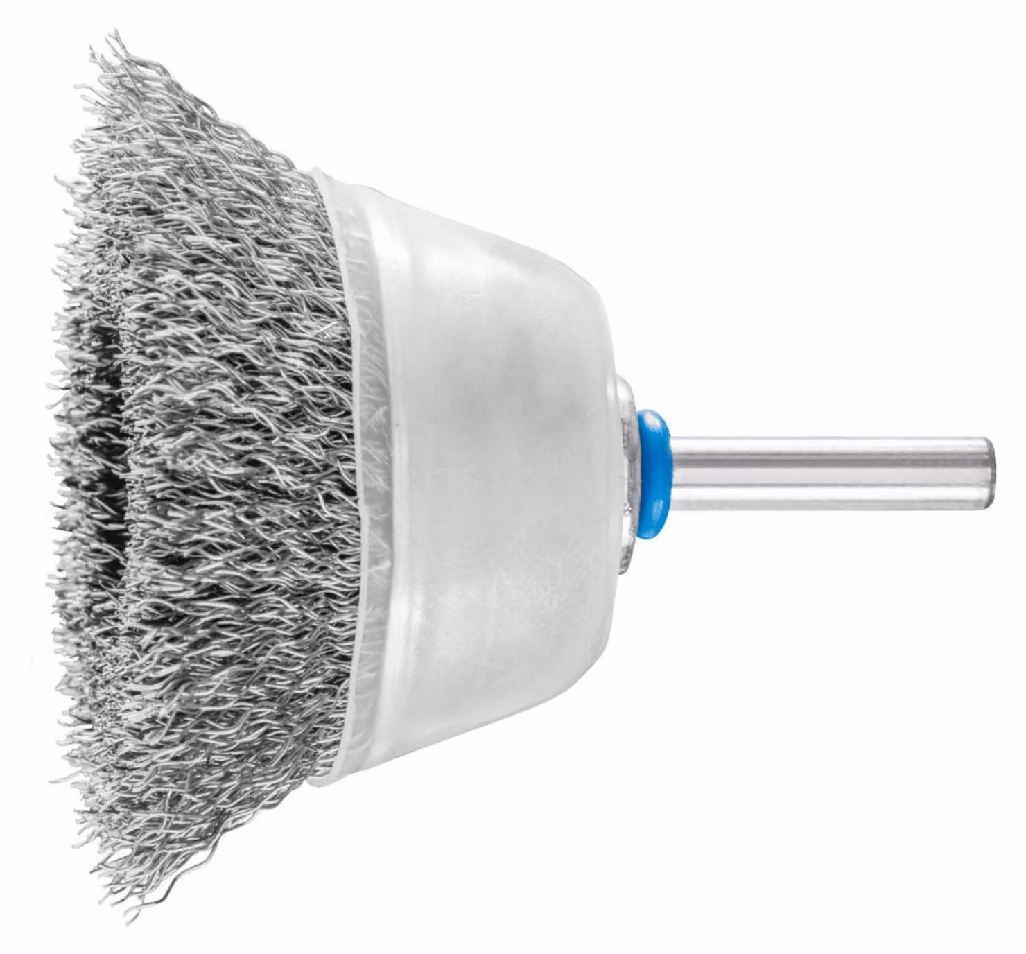 PFERD TOOLS Spazzola a tazza non annodata TBU filo di acciaio inox con albero