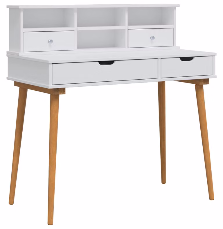 Set da trucco FAUSKE, 2 pezzi, bianco, 100 x 50 x 103,5 cm