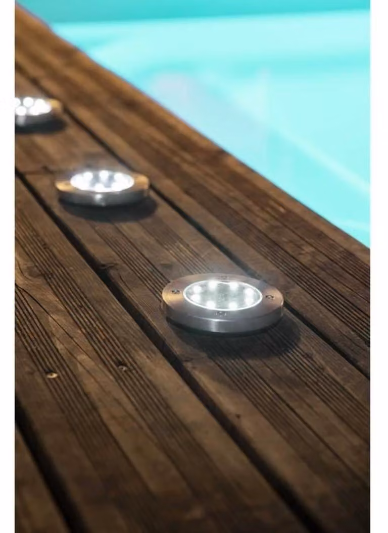 Recessed spotlight - GALIX - G4525 - Stainless steel 8 SMD LEDs