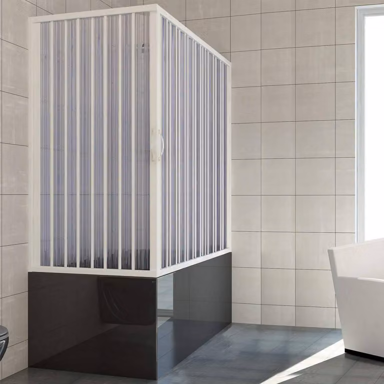 Box sopravasca Nadia 2 ante 70x150 cm con apertura angolare