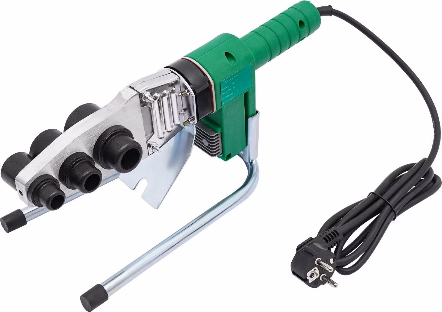 Saldatrice per tubi dell'acqua - Modello 32 - Spina UE 220 V CA - Regolabile da 25 a 385 °C - Display a LED - Nero