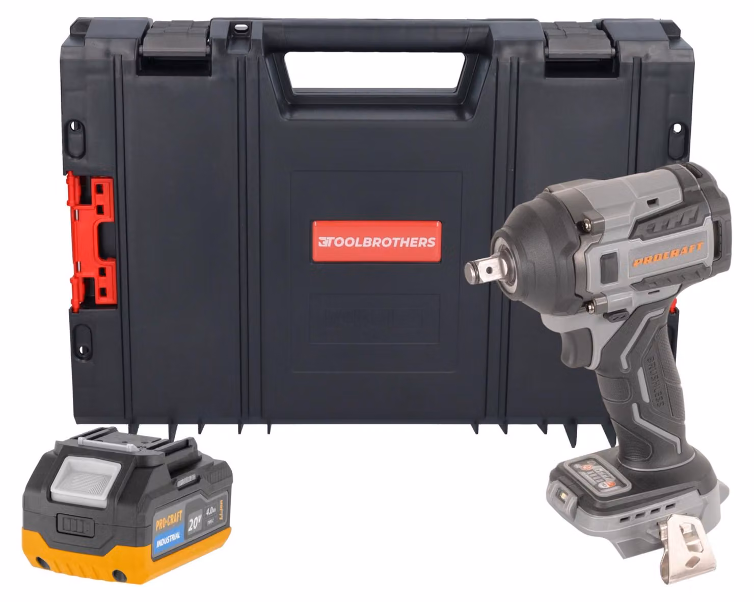 Procraft Industrial IW550Abb Avvitatore a impatto a batteria 20 V 550 Nm 1/2" Solo - senza batteria, senza caricabatteria