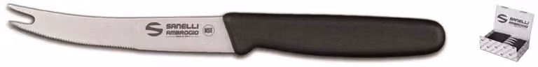 Coltello bar mezzo dentato cm 11 linea Supra di Sanelli Ambrogio - BOX 50 PZ