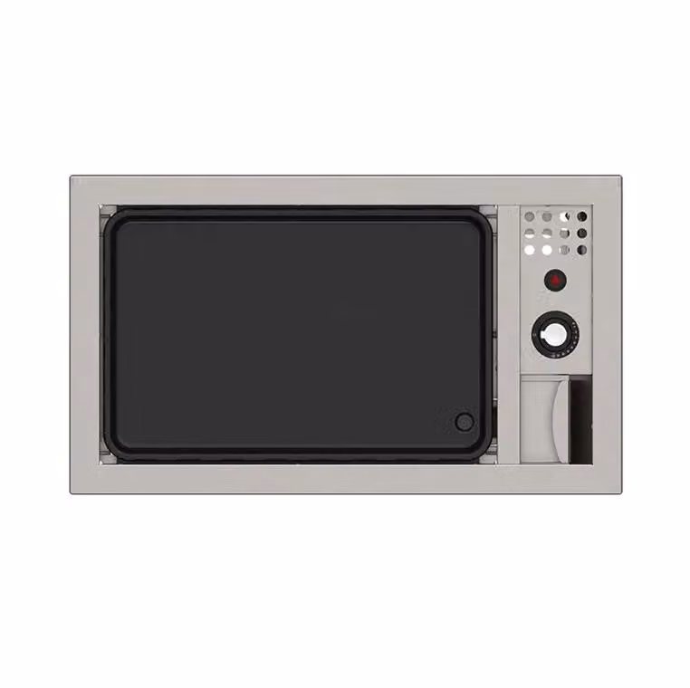 Plancha a gas da incasso Tribu' inox Enò