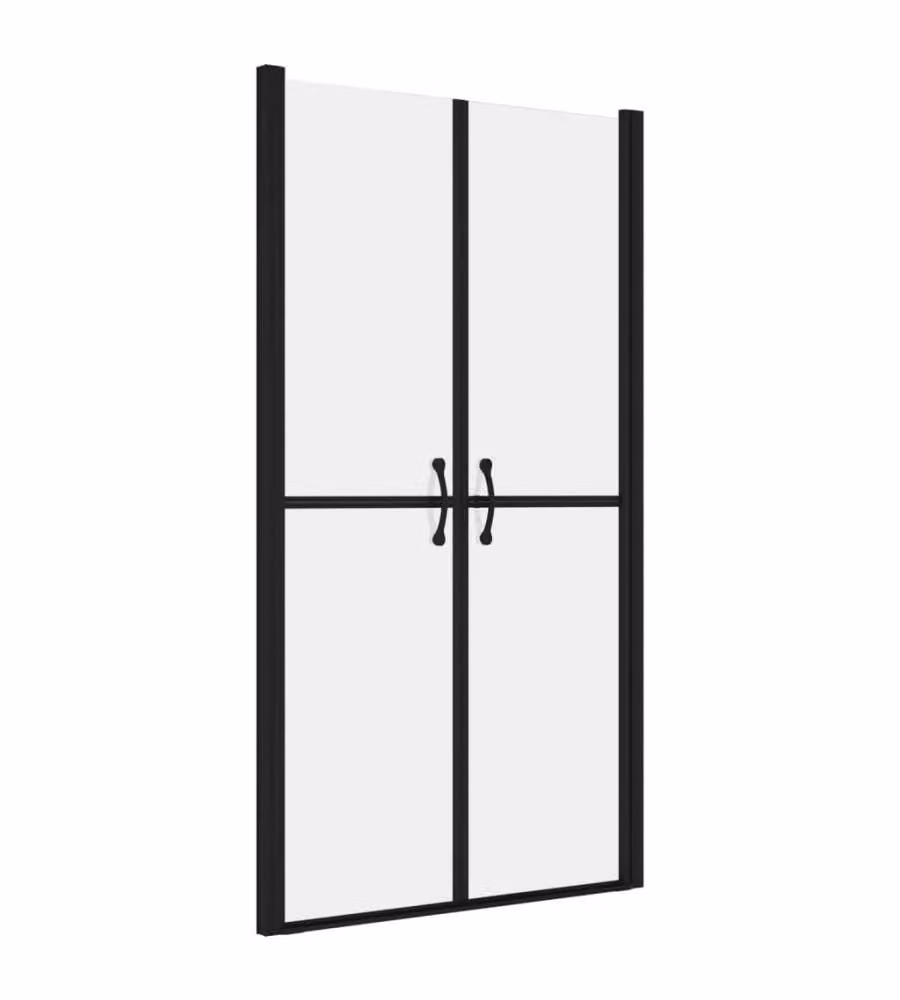 Porta per doccia in vetro satinato vidaXL, L/P/H: 93-96 x 5 x 190 cm, colore argento – 2