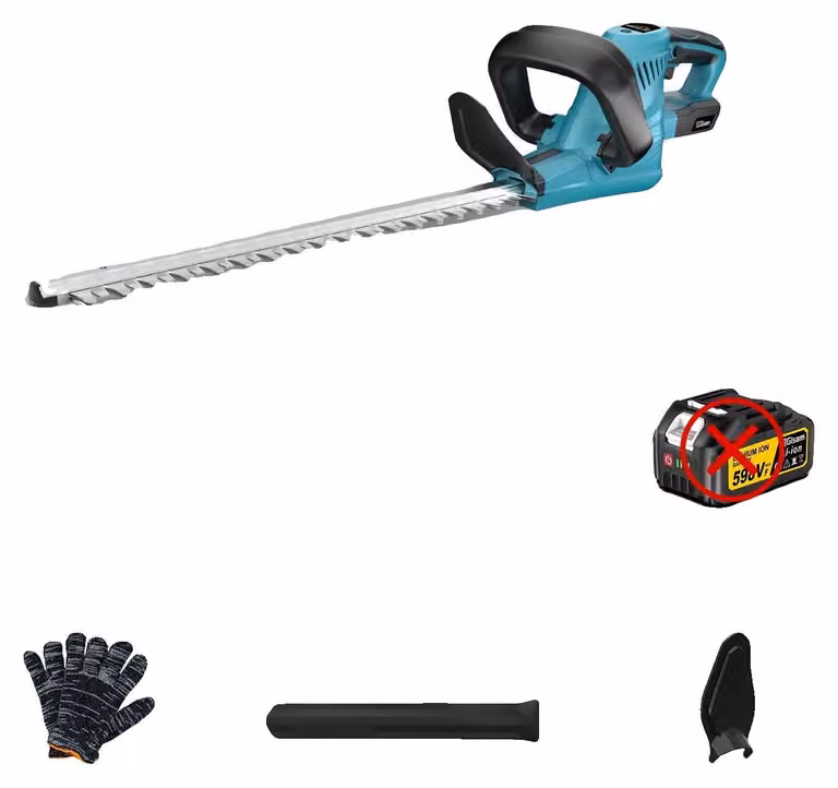 Tagliasiepi, motore brushless, lame di alta qualità, senza batteria, senza presa di corrente
