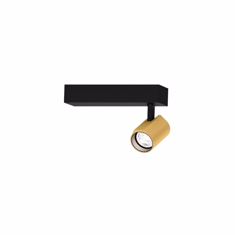 Wever & Ducré Lighting Faretto a soffitto Ceno, dimmerabile, Nero, Soggiorno / Sala da pranzo, Alluminio, Moderno, Plafoniera