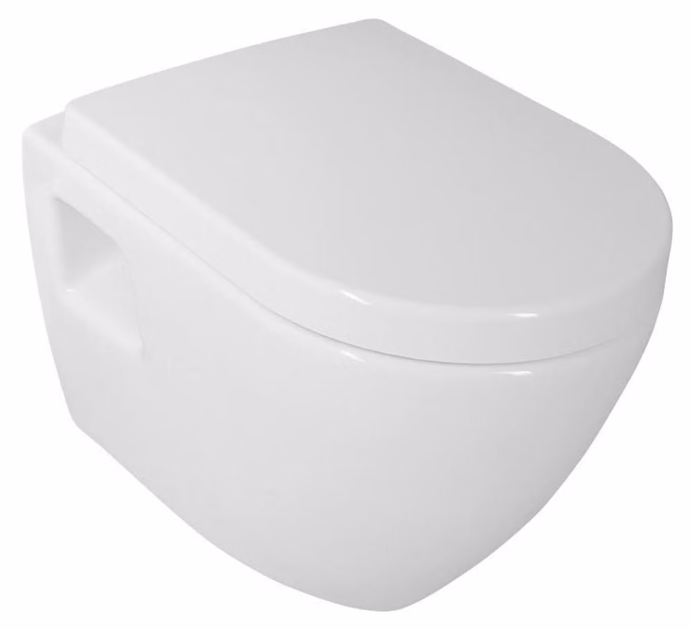 Aqualine Nera - Wc sospeso, bianco NS952