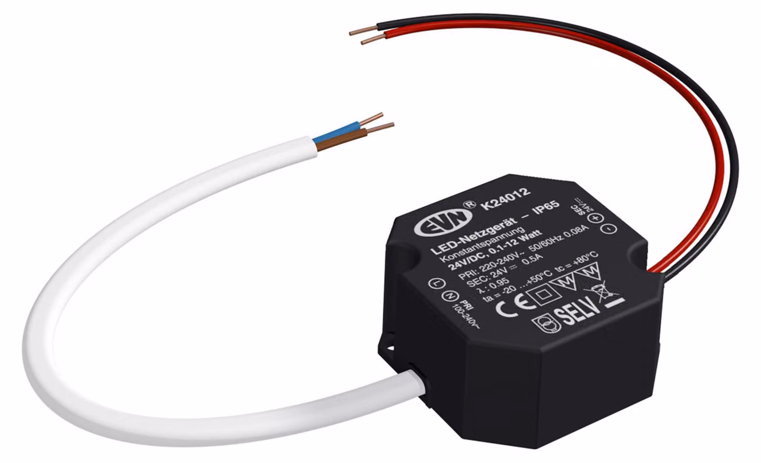 EVN Lichttechnik Alimentatore LED 24VDC 12W K24 012