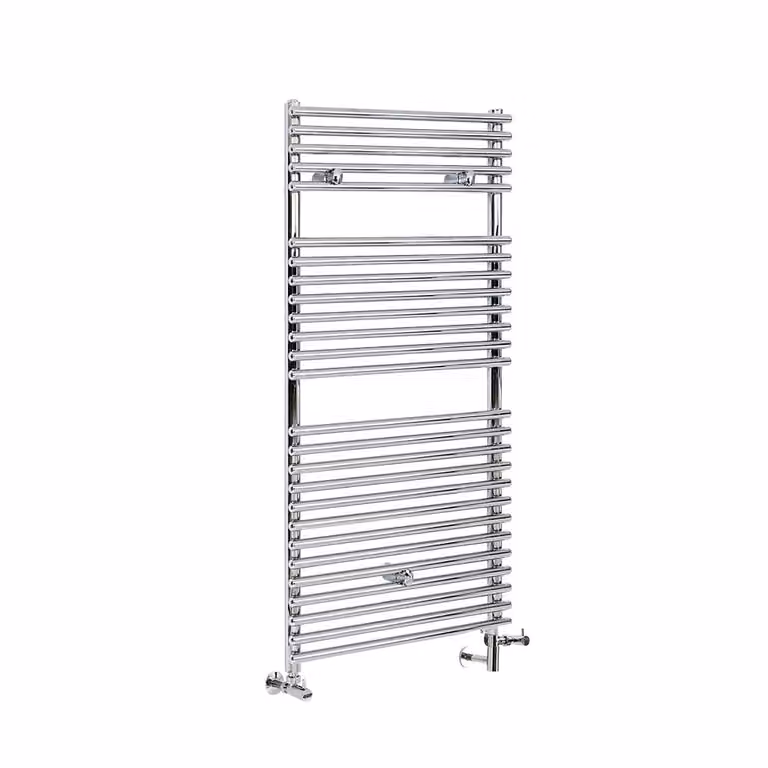 Scaldasalviette Misto Piatto Arno Cromato L: 119 cm, H: 119 cm, P: 60 cm