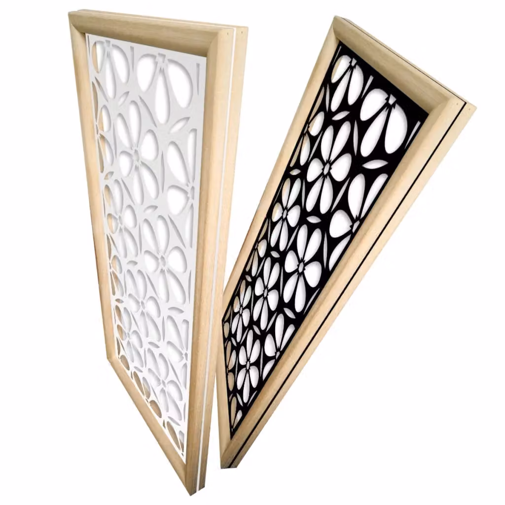 ESAPRIME Moduli Decorativi in Legno e PVC, Colore: Nero, L/P/H: 73 x 64 x 148 cm – 2