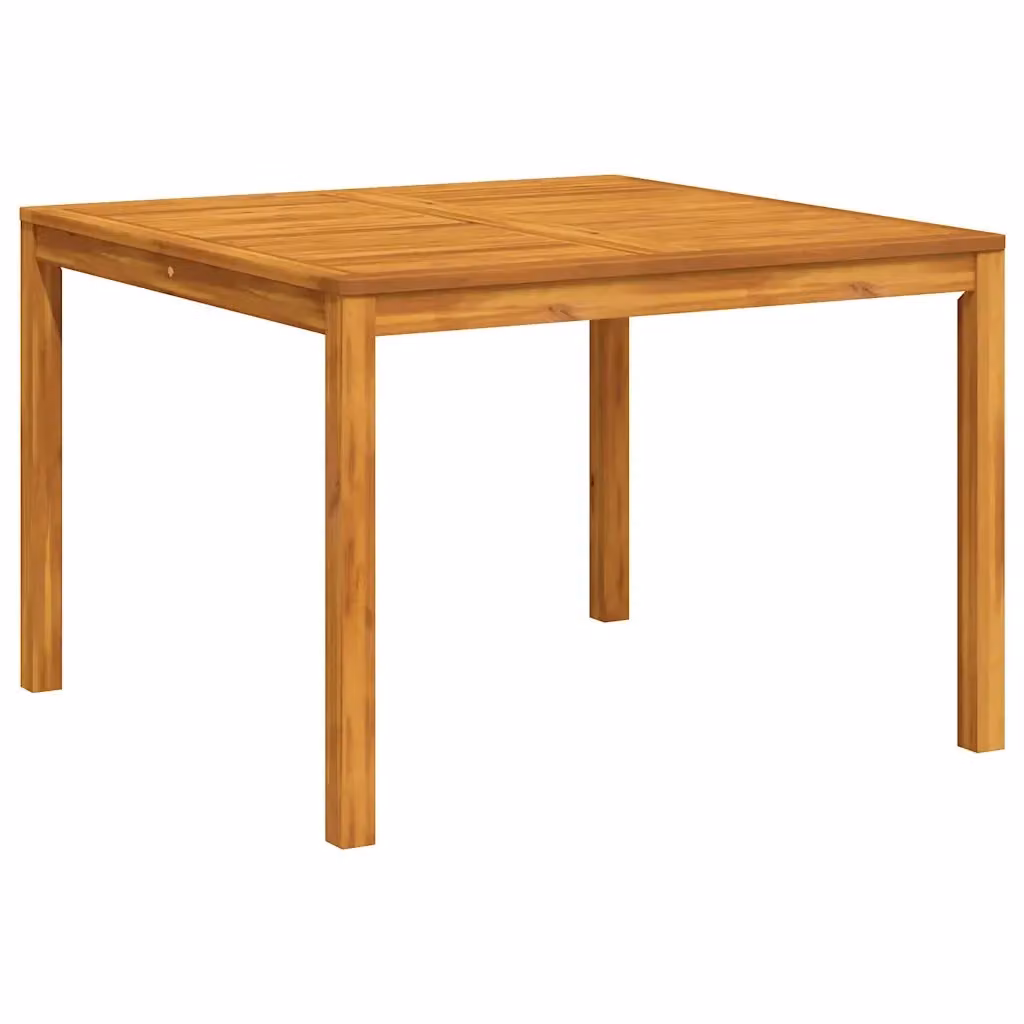 Tavolo da giardino quadrato vidaXL in legno di acacia marrone, L/P/H: 110 x 110 x 75 cm – 2