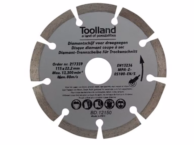 Set Dischi Diamantati - 150 Mm - Segmentati - 2 Pz