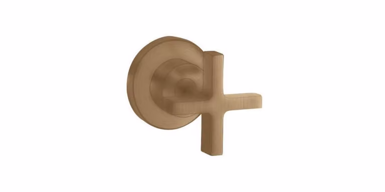 hansgrohe AXOR Citterio robinet d'arrêt encastré avec poignées transversales, 39965140, 39965140