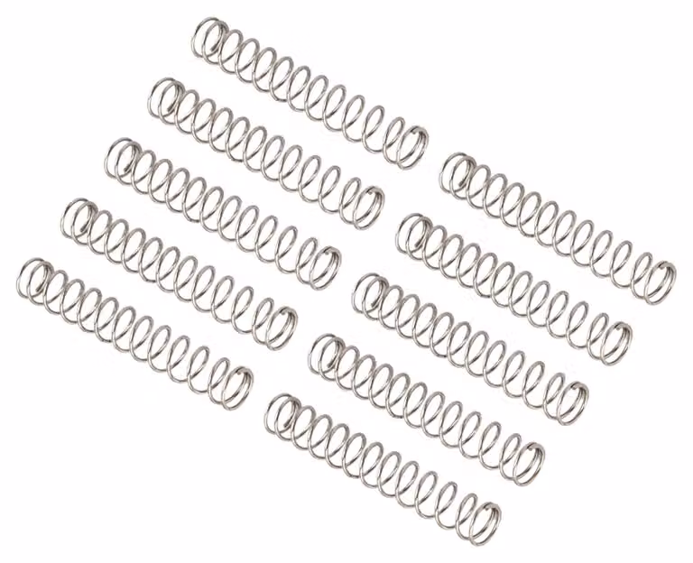 Molle a compression, dimensioni 0,4x4x25 mm, acciaio inossidabile 304, confezione da 10 pezzi