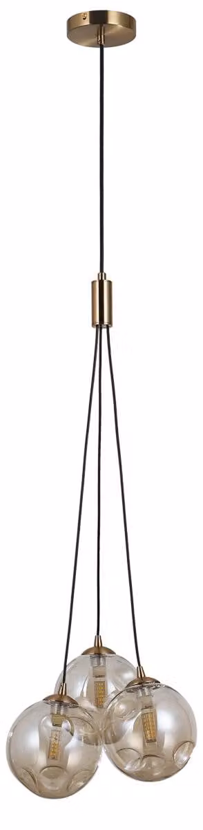 PERLOS PND-54456-3-HB-AMB Lampada a sospensione Italux