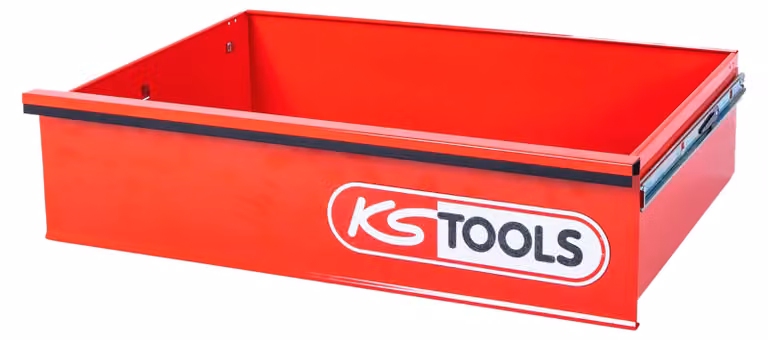 KS Tools Cassetto con logo e guida a sfere per carrello da officina P35, 568x398x145 mm