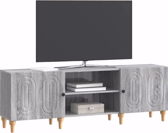 Mobile TV | Armadietto TV | Mobile Porta TV Grigio Sonoma 150 x 31 x 50 cm Legno ingegnerizzato