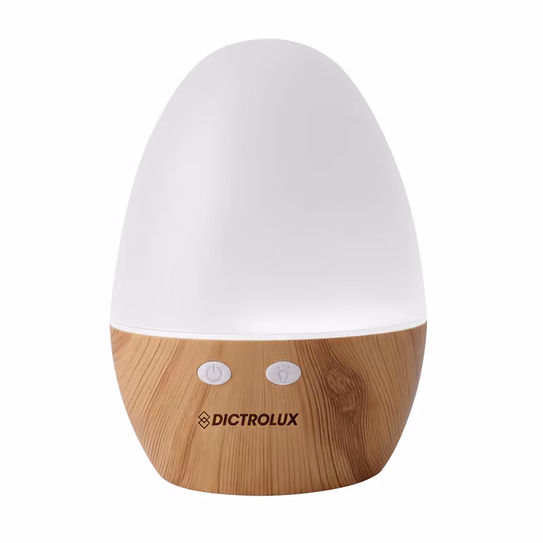 DICTROLUX Diffusore di Essenze a Ultrasuoni con LED, Capacità 130 ml