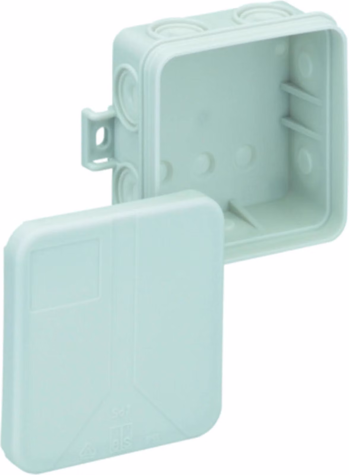 Spelsberg FR Scatola di derivazione IP55, membrana 75x75x37 mm, coperchio a scatto, 1 pz.