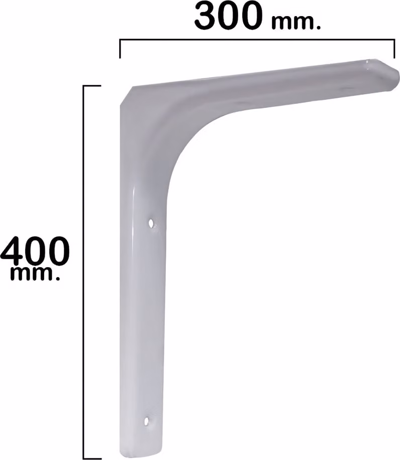 WOLFPACK LINEA PROFESIONAL 21080550 Barra bianca rinforzata 400x300 mm, 400 x 300 mm