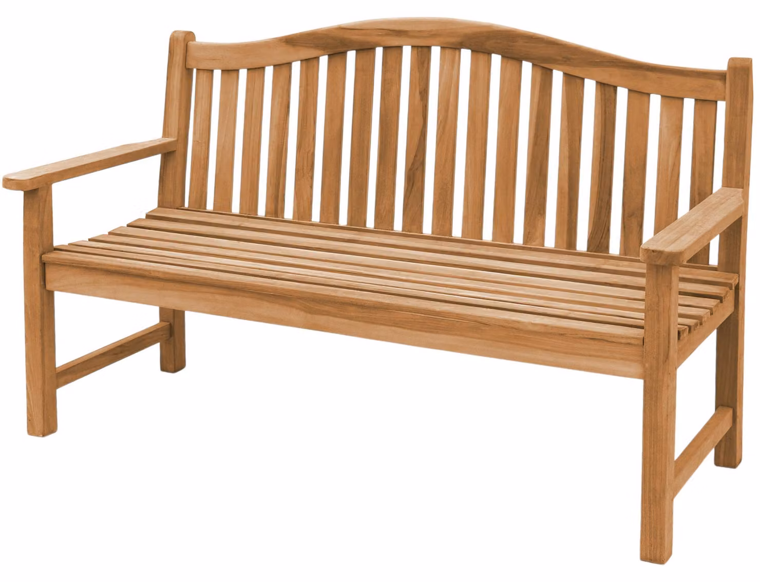 Teakholz Bank Catania 150cm Massivholz Wetterfest