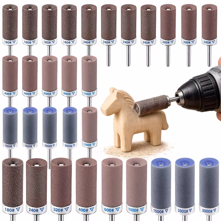 Omgoods - Set di 30 accessori abrasivi per utensili Dremel